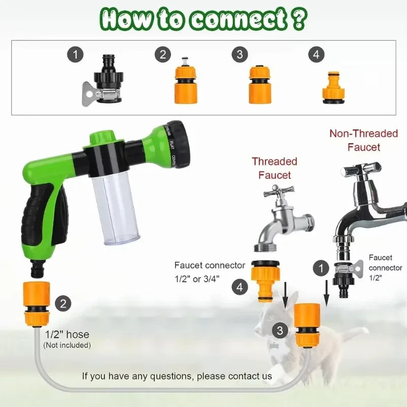 Portable Pet Shower Sprayer